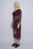 Vestido multicolor acoa Talla S 2