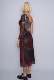 Vestido multicolor acoa Talla S 3