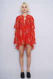 Vestido naranjo free people Talla S 1