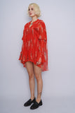 Vestido naranjo free people Talla S 2