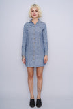 Vestido denim celeste brooks brother Talla 2 1