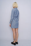 Vestido denim celeste brooks brother Talla 2 3