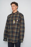 Camisa escocesa verde/azul Carhartt Talla Xl Image 1