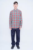 Camisa escocesa verde/rojo Polo Talla Xl Image 3