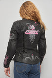 Chaqueta cuero  negro scorpion exo talla S 137