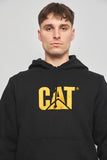 Poleron casual  negro cat talla M 761