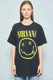 Polera Negro Nirvana Talla L