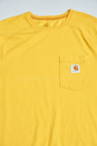 Polera casual  amarillo carhartt talla M 190