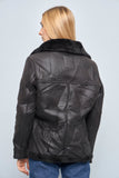 Chaqueta casual  negro zara talla S 392