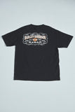 Polera casual  negro harley davidson talla L 196