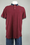 Polera Burdeo Polo Talla L