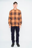 Camisa escocesa cafe Carhartt Talla L Image 3