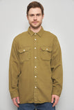 Camisa casual  verde levis talla L 817