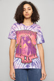 Polera casual  morado janis joplin talla S 686