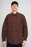 Camisa Café Carhartt Talla L Image 0
