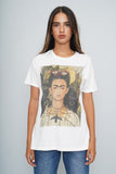 Polera Blanco Frida Kahlo Talla M Image 0