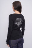 Polera Negro harley davidson Talla S Image 2