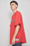 Polera casual  rojo majestic talla Xxl 816