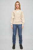 Sweater casual  beige mng talla S 616