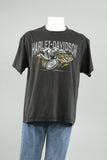 Polera Negro harley davidson Talla M