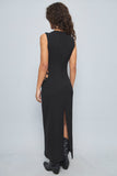 Vestido casual  negro zara talla M 708