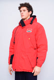 Parka Rojo Malboro Country Store Talla L Image 1