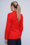 Blazer Rojo Escada Talla 32 Image 2