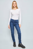 Jeans casual  azul ch talla 38 473