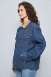 Chaqueta denim  azul wrangler talla L 697