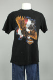 Polera Negro harley davidson Talla TU