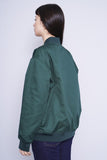 Bomber verde esmeralda PRINT ALL OWER ME Talla L 3
