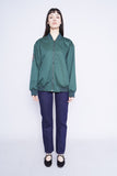 Bomber verde esmeralda PRINT ALL OWER ME Talla L 4
