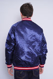 Bomber azul mitchell and ness Talla L 3