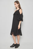 Vestido casual  negro zara talla M 492