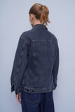 Jacket denim gris  Massimo Dutti Talla M Image 3