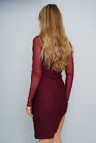 Vestido Burdeo Adidas Talla S Image 2