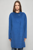 Abrigo casual  azul diane von fu talla L 464