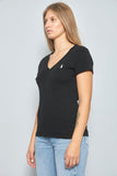 Polera casual  negro ralph lauren talla L 932