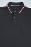 Polera casual  negro tommy hilfiger talla L 724