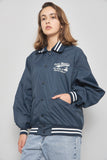 Bomber casual  azul windless talla S 763