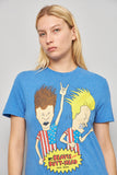 Polera casual  azul beavisandbutthead talla S 533