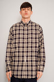 Camisa cuadrille beige/negro Brooks Brothers Talla L Image 0