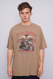 Polera Café harley davidson Talla Xl