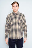 Camisa cuadrille gris/cafe J Crew Talla M Image 0