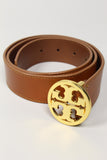 Cinturón cafe Tory Burch Talla TU