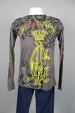 Polera Multicolor Christian Audigier Talla L
