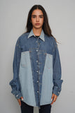 Camisa Azul Diesel Talla L Image 0