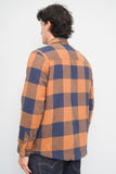 Camisa escocesa cafe Dickies Talla M Image 2