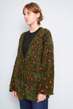 Sweater animal print verde annva Talla L Image 1