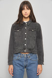 Chaqueta denim  negro topshop talla M 611